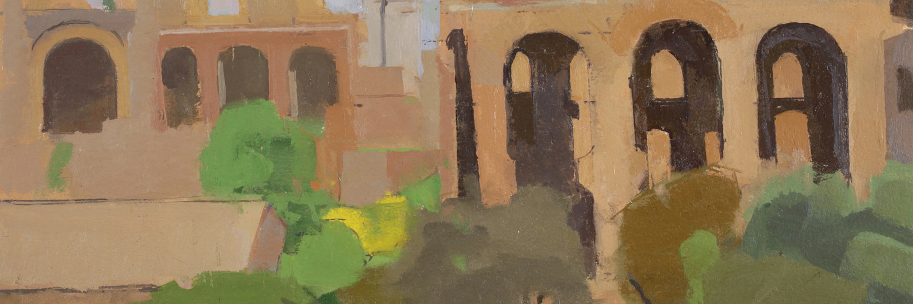 A detail of a painting