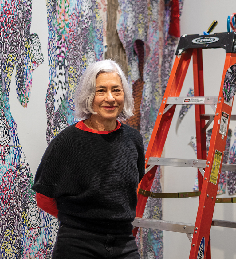 A collage of artwork.