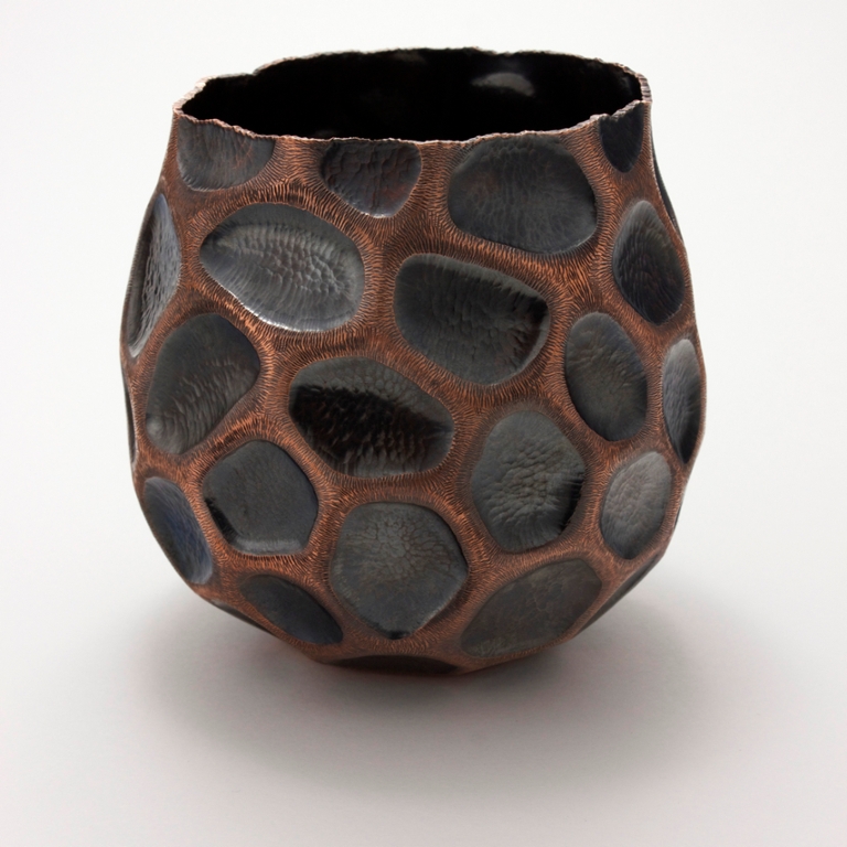 A ceramic art piece.