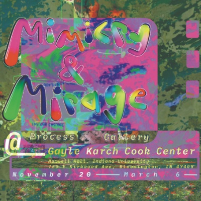 People painting outside.