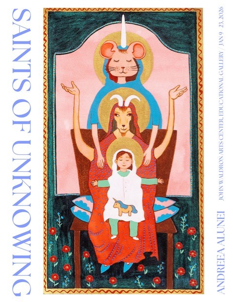 People painting outside.