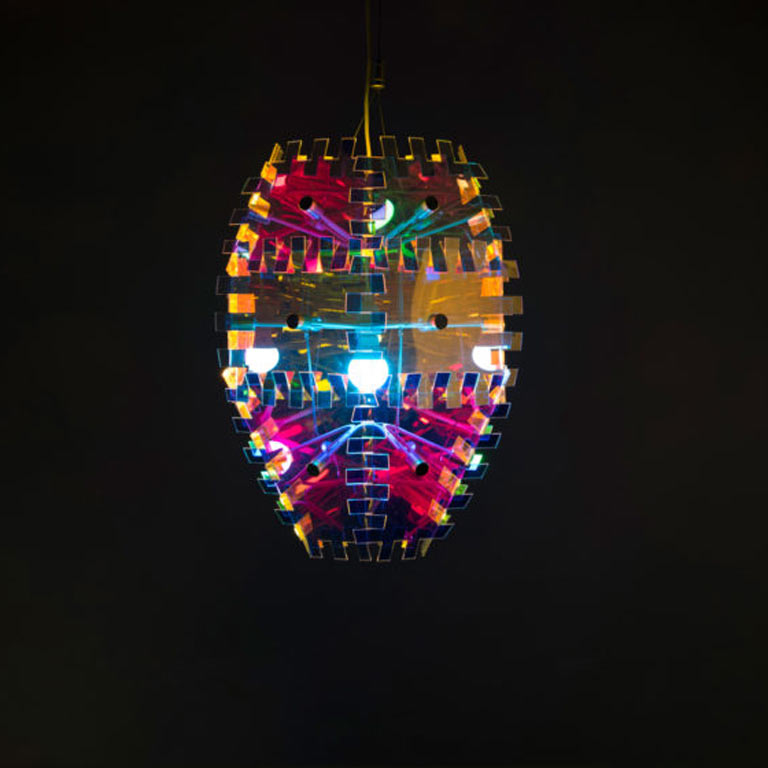 Colorful lamp design.