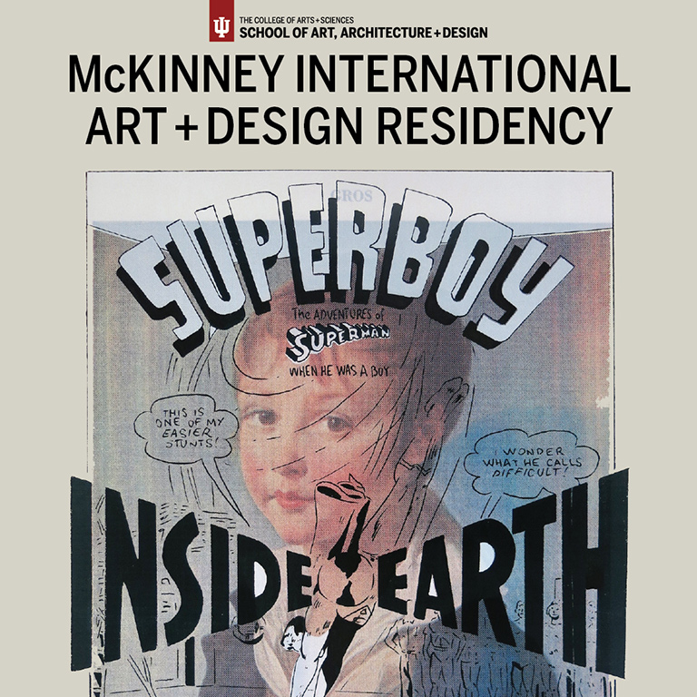 A poster that says Superboy Inside Earth